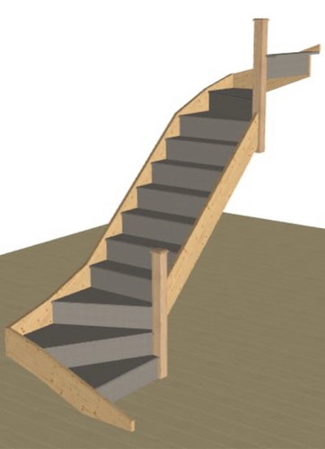 Winder staircase any size - winder,